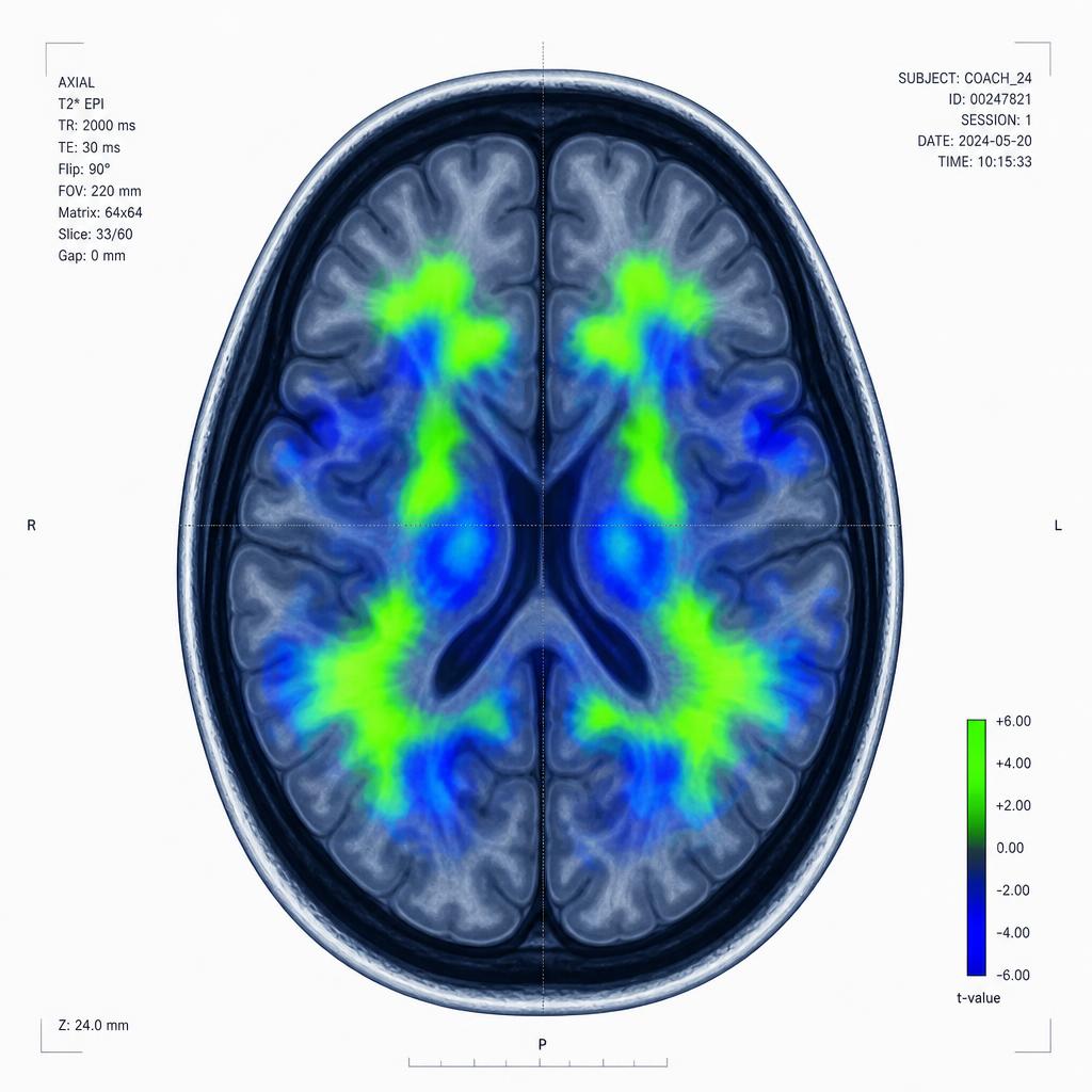 fMRI brain scan visualization representing the neuroscience behind the WorksWell Systems® approach